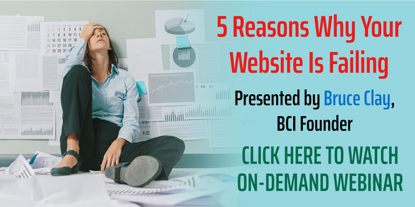 5 Reasons Why Your Website Is Failing
